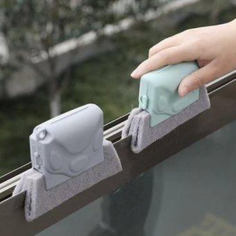 Window Groove Cleaning Cloth Kitchen cleaning Window Cleaning Brush Windows Slot Cleaner Brush Clean Window Slot Clean Tool