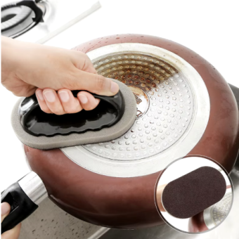 Magic Kitchen Sponge Brush Melamine Sponge Cleaning Brush Descaling Knife Pan Pot Cleaner Strong Decontamination Brushes