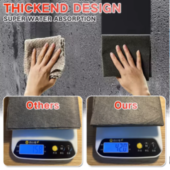 Thickened Magic Cleaning Cloth Microfiber Glass Clean Towel Reusable Washable Lint-free Cleaning Rags for Kitchen Glass Car