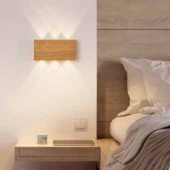 Remote Control Wall Lamp Touch Dimming Wall Lights Type-C Charging Night Light Bedside Stairside Corner Decor 3 Colors 5200mAh