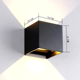 IP65 LED Wall Lamp Outdoor Sconce Balcony Porch Light Garden Yard Aisle Decor Lighting Indoor Bedside Lamp Aluminium AC110V 220V